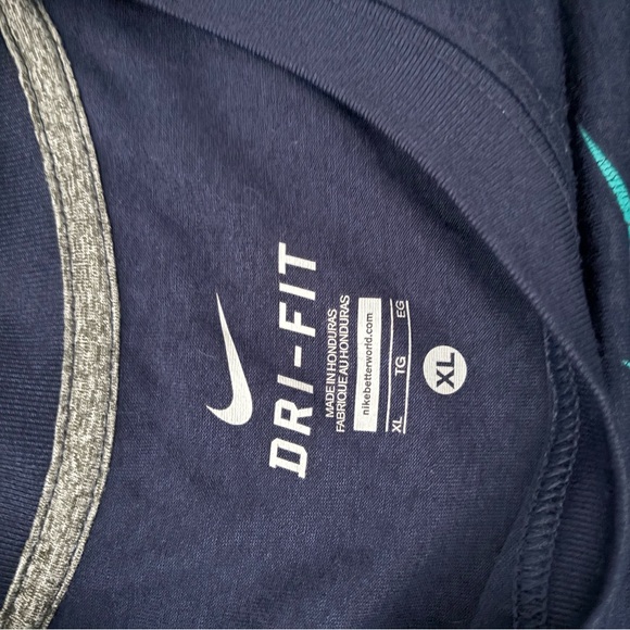 Seattle Mariners Nike Blue Short Sleeve Tee with Compass Design - Picture 3 of 6